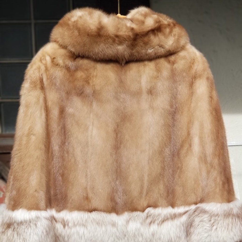 VIntage Mink Cape